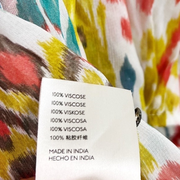 NWT Anthropologie Maureen Tiered Floral Tunic Babydoll Blouse - Picture 8 of 8